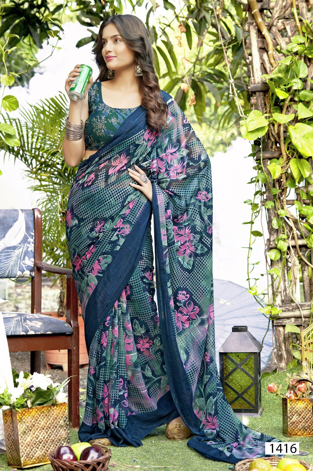 Viratika Vol 2 By Vallabhi Georgette Printed Daily Wear Saree Orders In India
